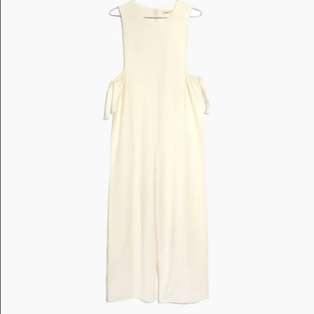 Madewell Texture & Thread White Jumpsuit